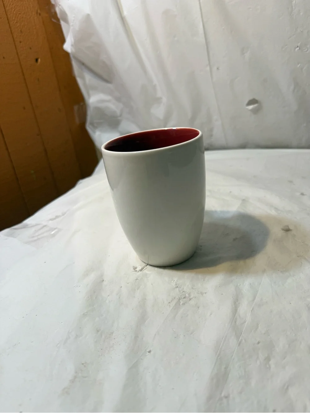 Mainstays white coffee ceramic 12 oz mug